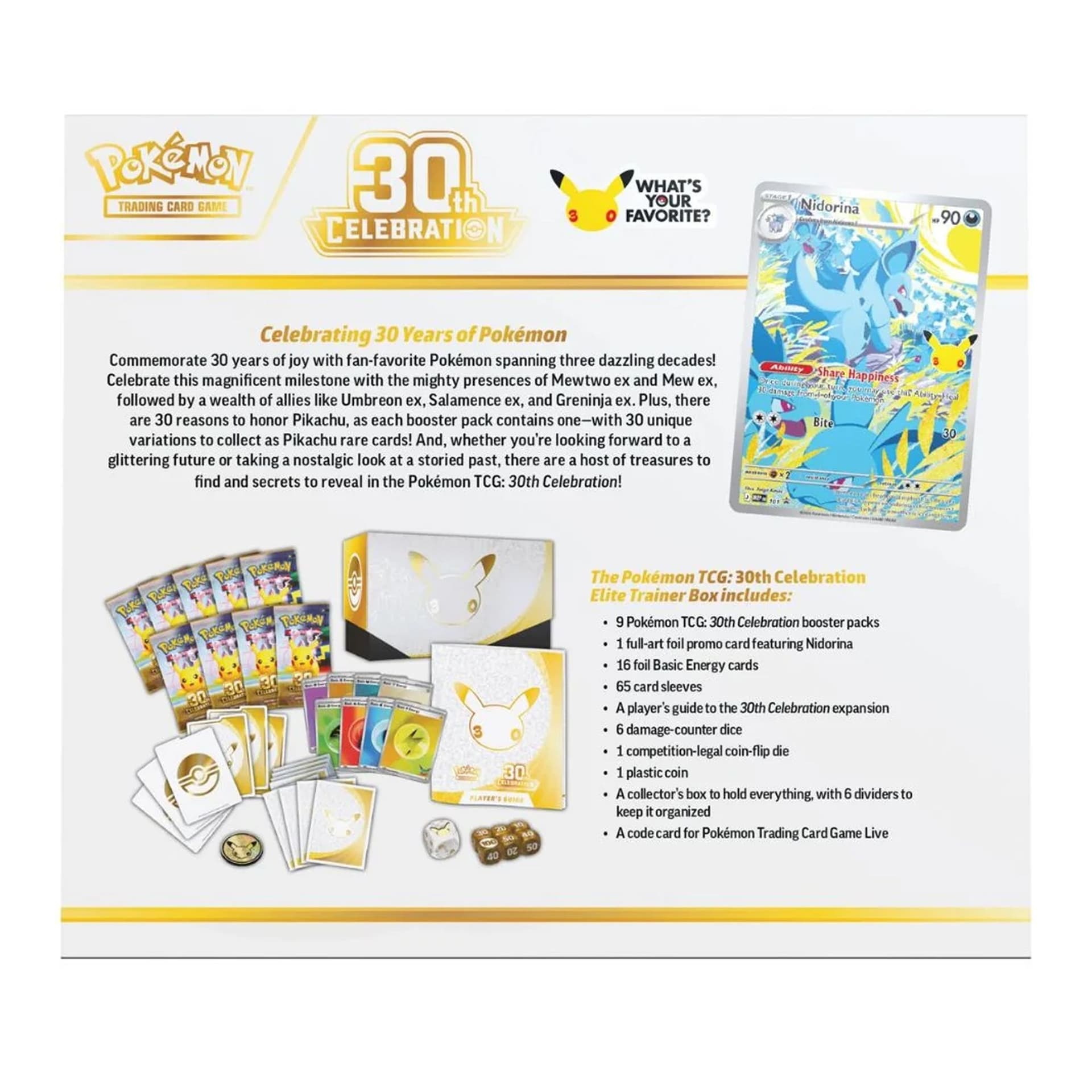 Pokémon 30th Celebration: Elite Trainer Box — 2