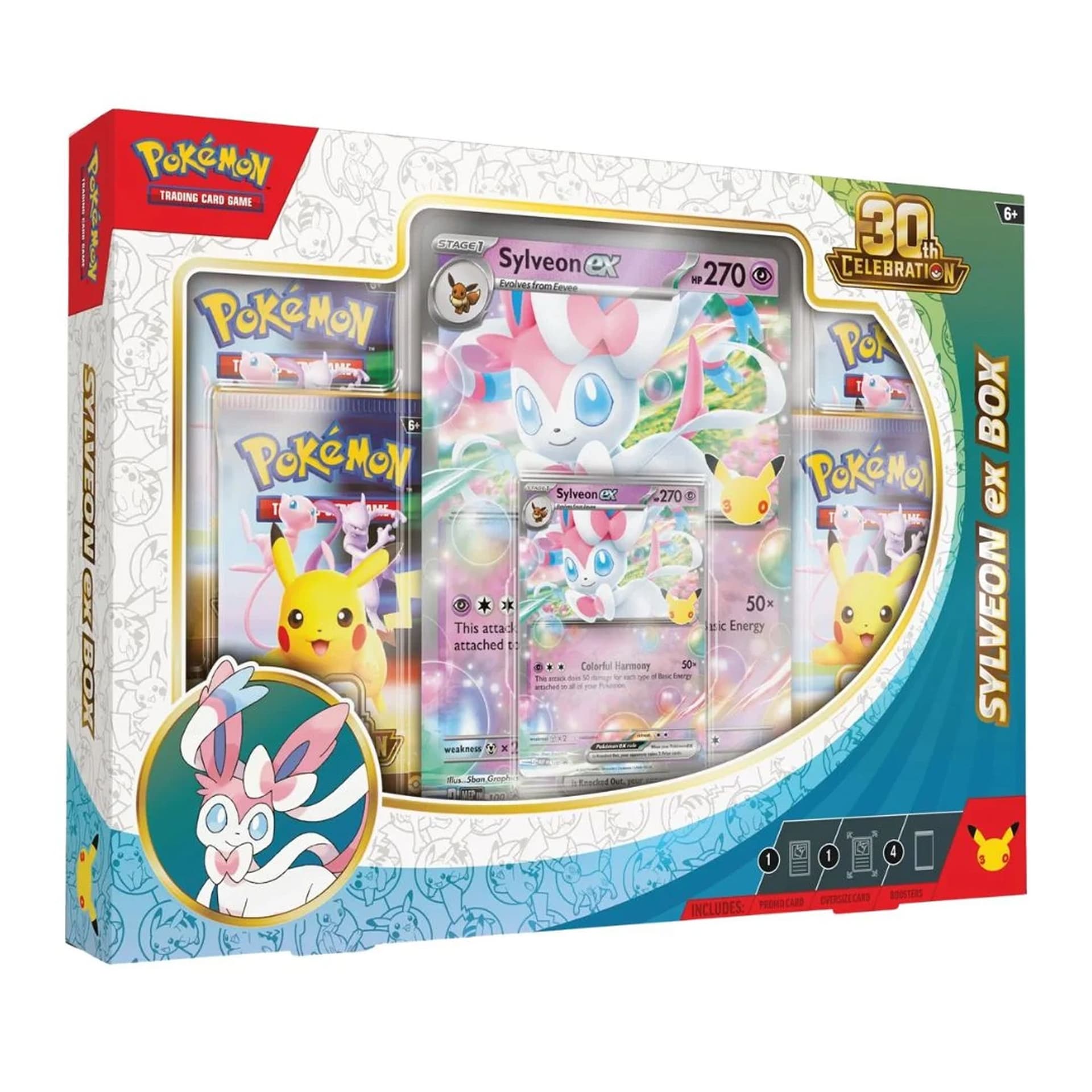 Pokémon 30th Celebration: Sylveon ex Box