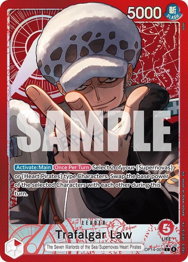 Trafalgar Law OP14 001 Alternate Art