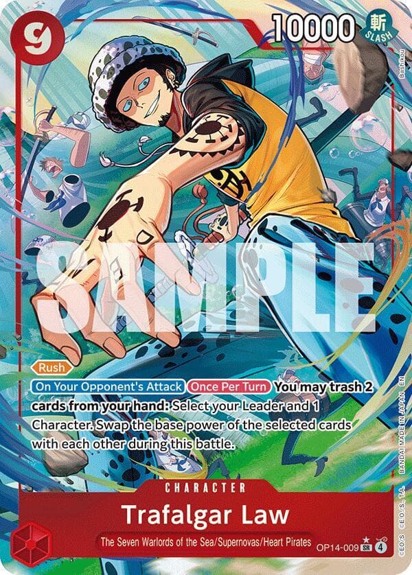 Trafalgar Law OP14 009 Alternate Art