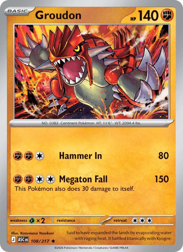 Groudon #108