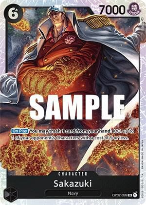 Sakazuki (Super Rare) #OP02-099