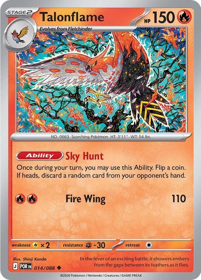 Talonflame #014