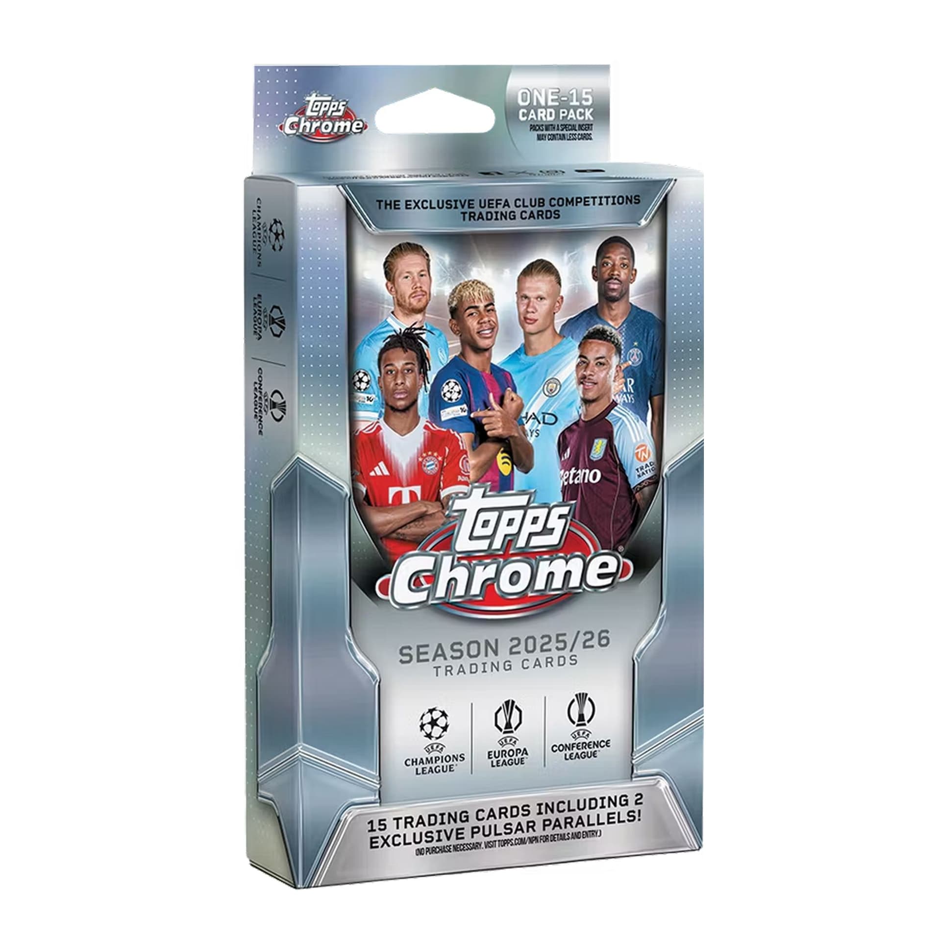Topps Chrome UEFA Club Competitions 2025/26 Hanger Pack