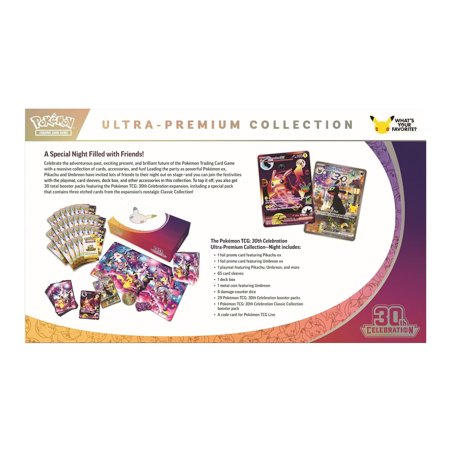 Pokémon Mega: 30th Celebration Ultra Premium Collection Box – Night Umbreon (Förbeställning) — 2