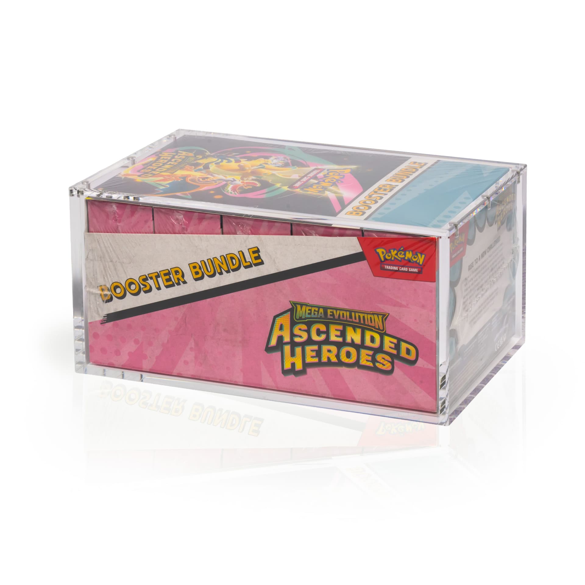 The Acrylic Box Pokémon Booster Bundle Display Case V2 — 2