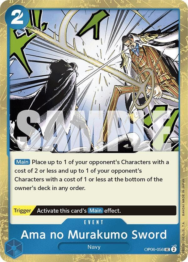 Ama no Murakumo Sword Jolly Roger Foil #OP06-056