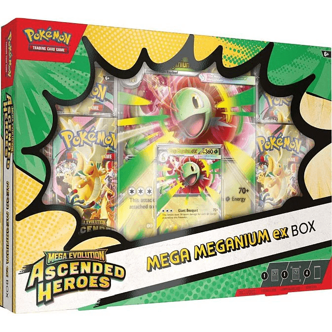 Pokémon Mega Evolution: Ascended Heroes Mega Meganium EX Box