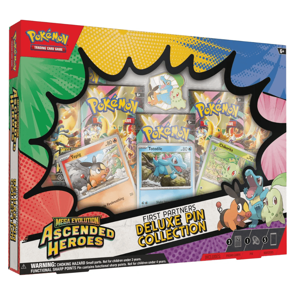 Pokémon Mega Evolution: Ascended Heroes Deluxe Pin Collection Box