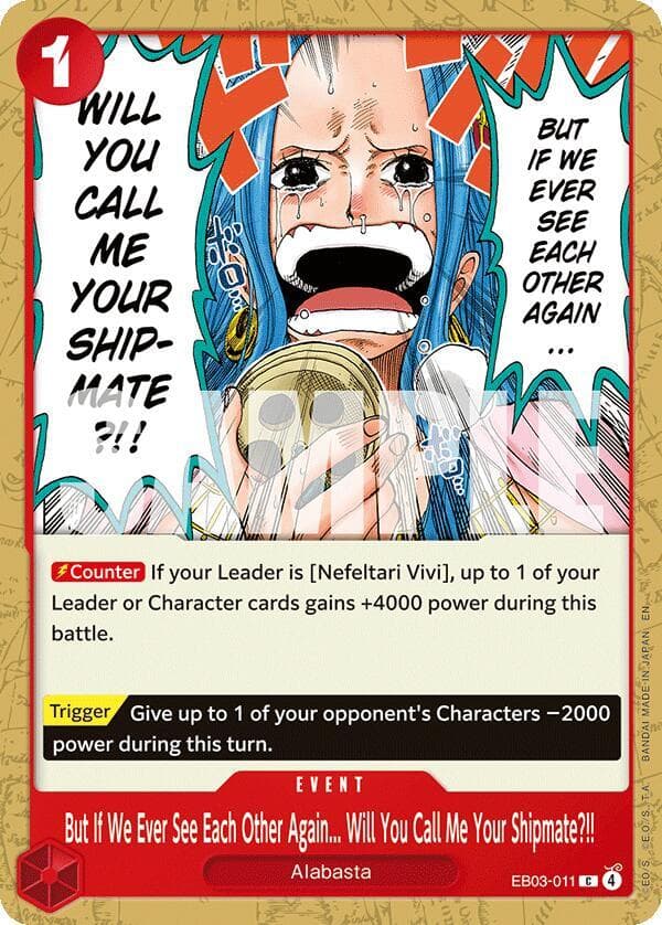 But If We Ever See Each Other Again... Will You Call Me Your Shipmate?!! #EB03-011