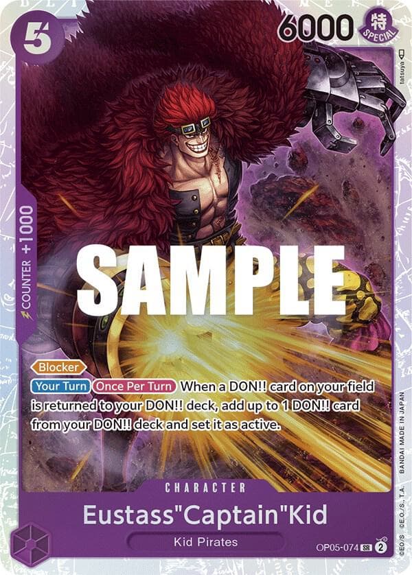 Eustass"Captain"Kid (Super Rare) #OP05-074