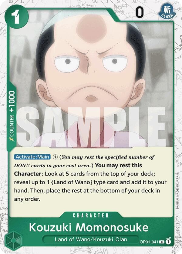 Kouzuki Momonosuke Jolly Roger Foil #OP01-041