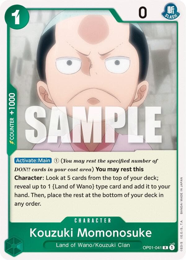 Kouzuki Momonosuke #OP01-041