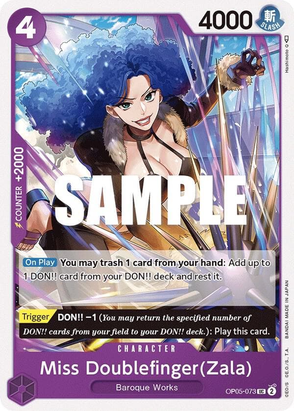 Miss Doublefinger(Zala) #OP05-073