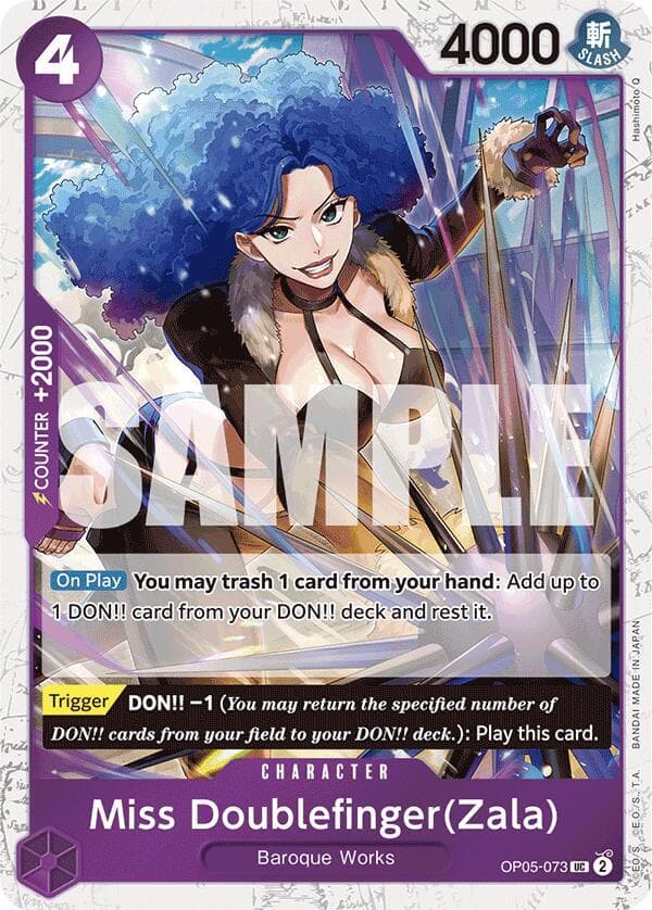 Miss DoublefingerZala Jolly Roger Foil #OP05-073