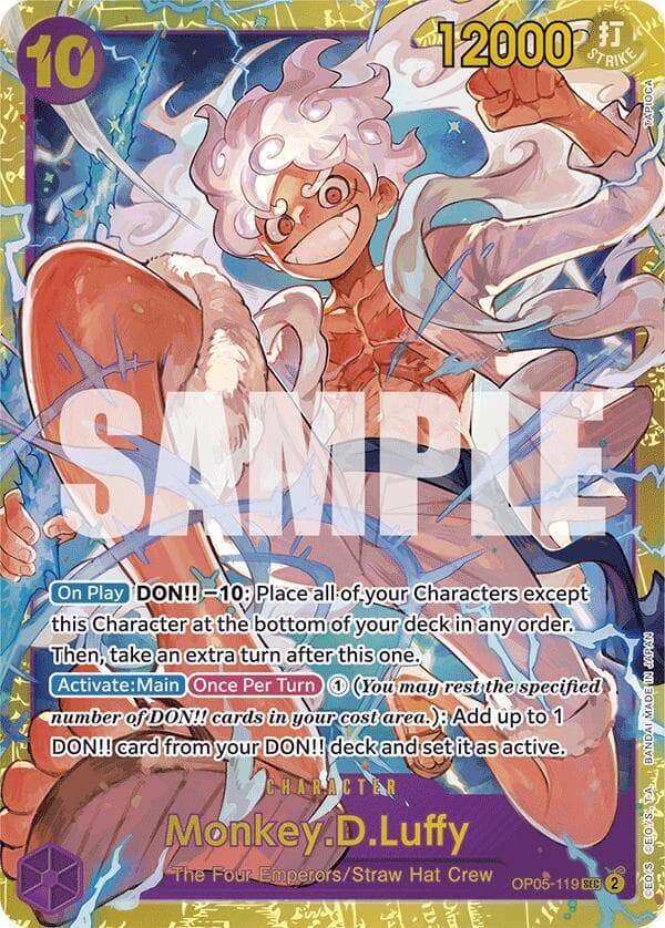 Monkey.D.Luffy (Reprint) (Secret Rare) #OP05-119 — 1