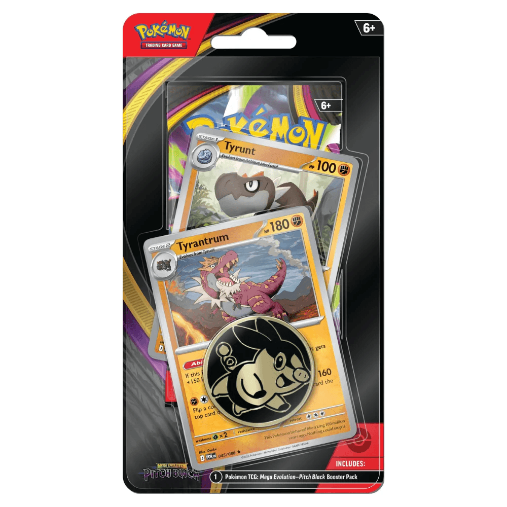 Pokémon Mega Evolution: Pitch Black Checklane Blister (Tyrunt & Tyrantrum)