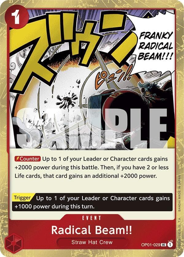 Radical Beam!! (Jolly Roger Foil) #OP01-029