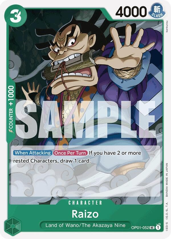 Raizo (Jolly Roger Foil) #OP01-052