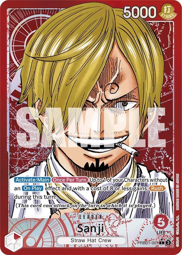 Sanji (Alternate Art) #PRB01-001 — 1
