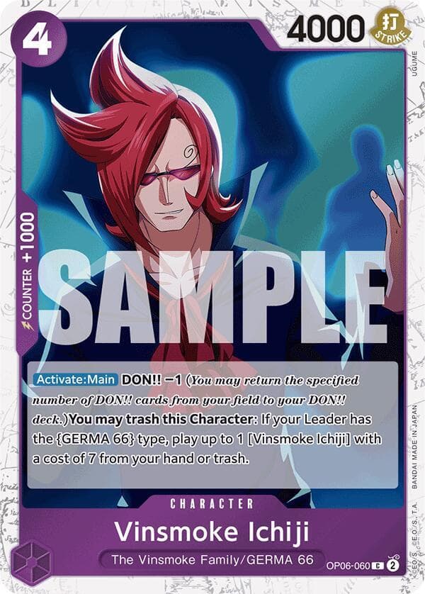 Vinsmoke Ichiji Jolly Roger Foil #OP06-060