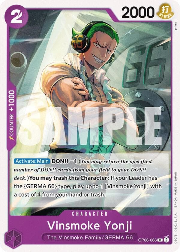 Vinsmoke Yonji #OP06-066